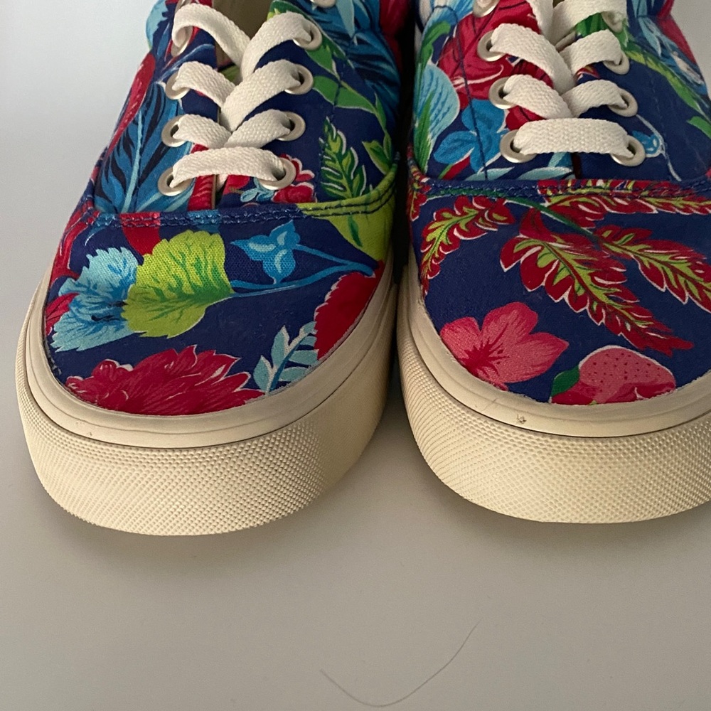 Ralph Lauren Colorful Floral Sneakers size 8 NWT - Picture 4 of 6